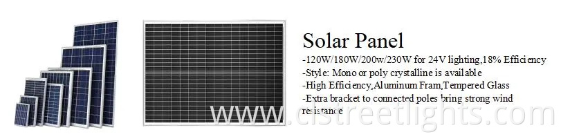All in Two Integrated Solar LED Power Street Light with 5 Years Warranty